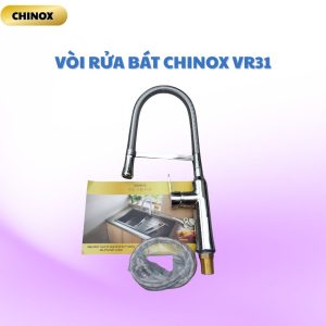 Vòi dây rút lò xo hàng đẹp cao cấp cần cao CHINOX VR31