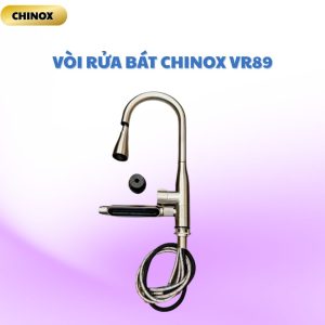 Vòi rửa bát thác xoay 720 độ thông minh màu ghi xám- CHINOX VR89