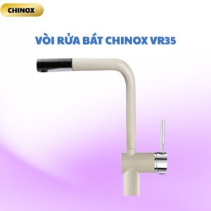 Vòi rửa bát xoay mõm màu đá trắng CHINOX VR35