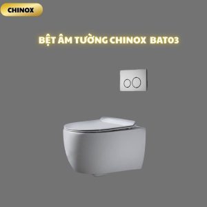 Bệt treo âm tường dáng ovan CHINOX BAT03
