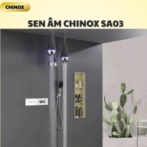 Sen tắm âm trần 3 giọt ngọc CHINOX SA03 ( đủ màu)