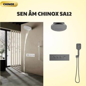 Sen tắm âm tường bát tròn CHINOX SA12