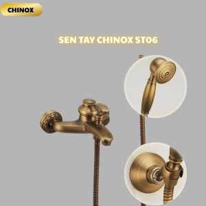 Sen tắm tay đồng cổ CHINOX ST06