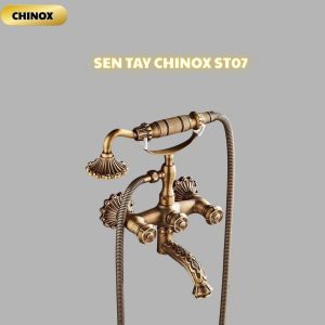 Sen tắm tay lõi đồng tân cổ cao cấp CHINOX ST07