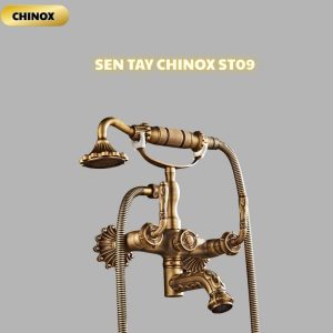 Sen tắm tay lõi đồng cổ CHINOX ST09
