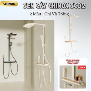 Sen tắm cây phím đàn khổ rộng CHINOX SC02 ( 2 màu trắng, xám)