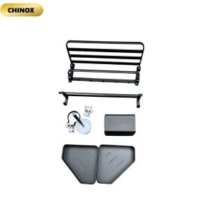 Bộ phụ kiện 6 món inox 304 phủ nano màu đen CHINOX CNPK01