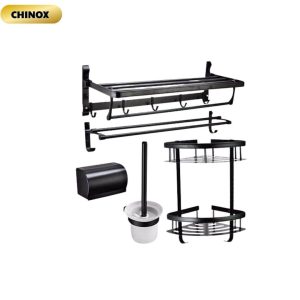Bộ phụ kiện 6 món nhôm màu đen CHINOX CNPK07