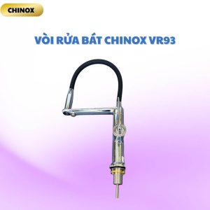 Vòi rửa bát 3 đường nước dây da silicon mềm cao cấp CHINOX VR93